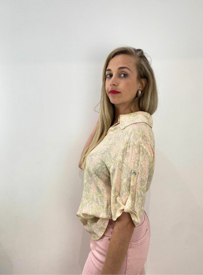 Camisa estampada de flores