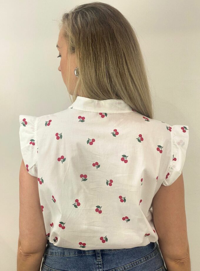 Camisa estampado cereza