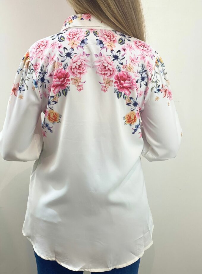 Camisa estampada flores