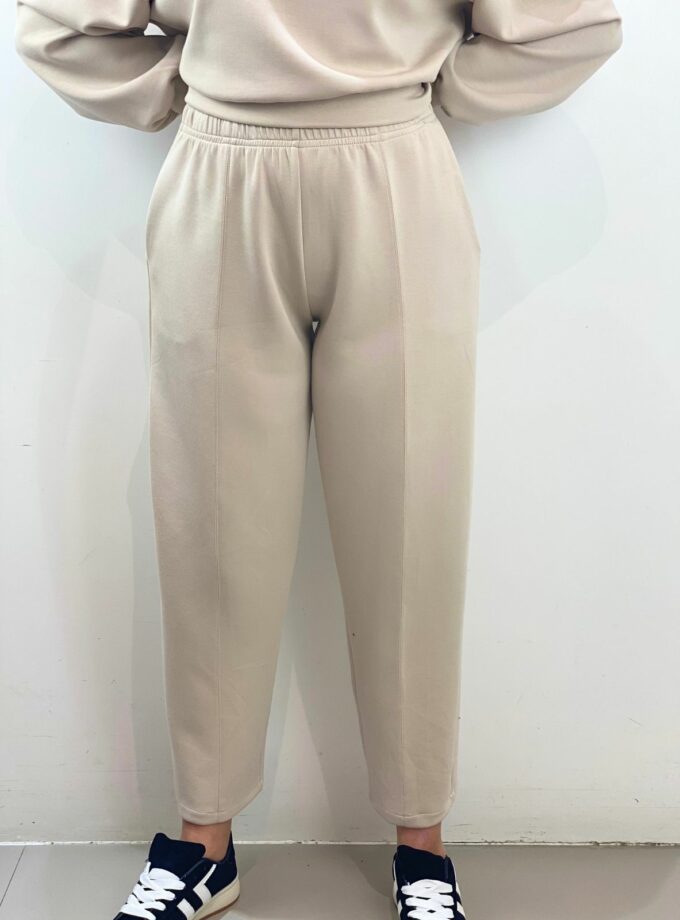 Pantalón de chándal beige