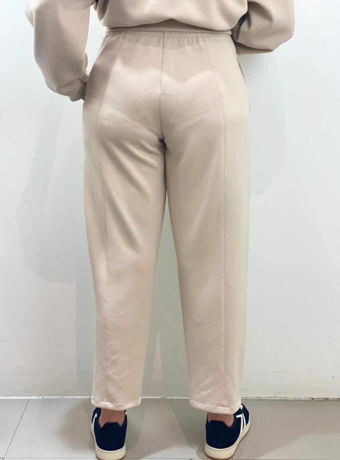 Pantalón de chándal beige