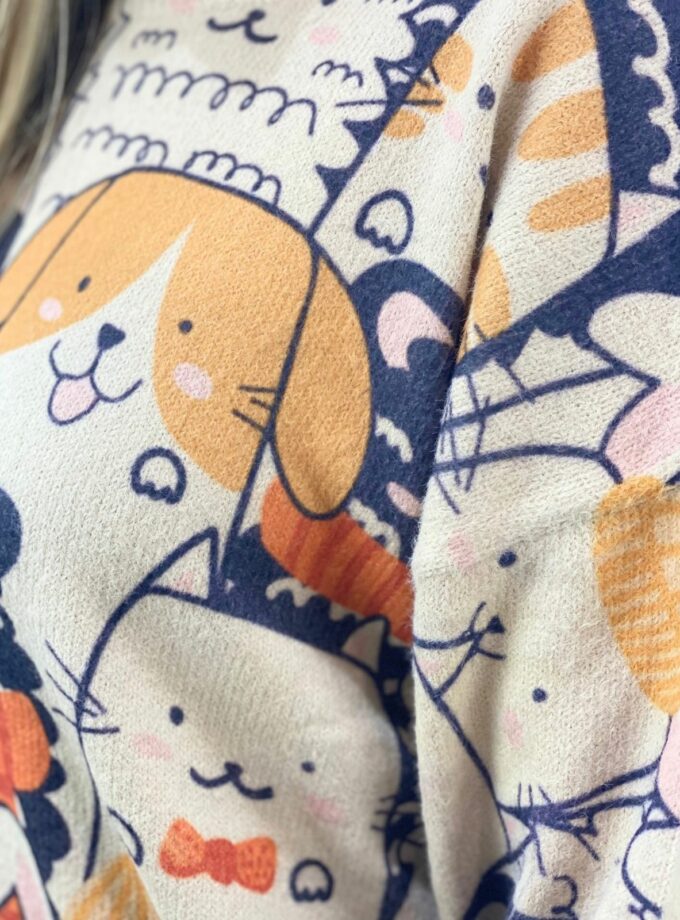 Jersey estampado animales