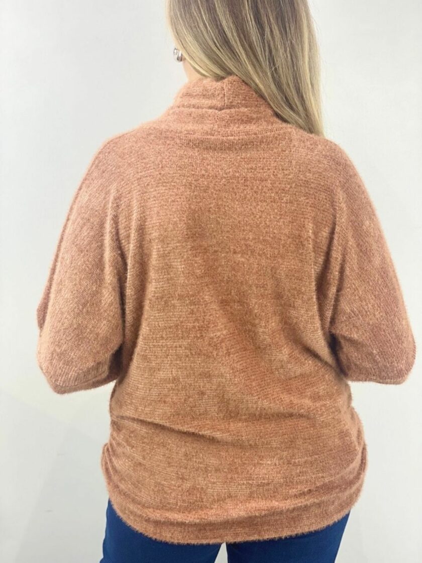 Jersey cuello vuelto suave