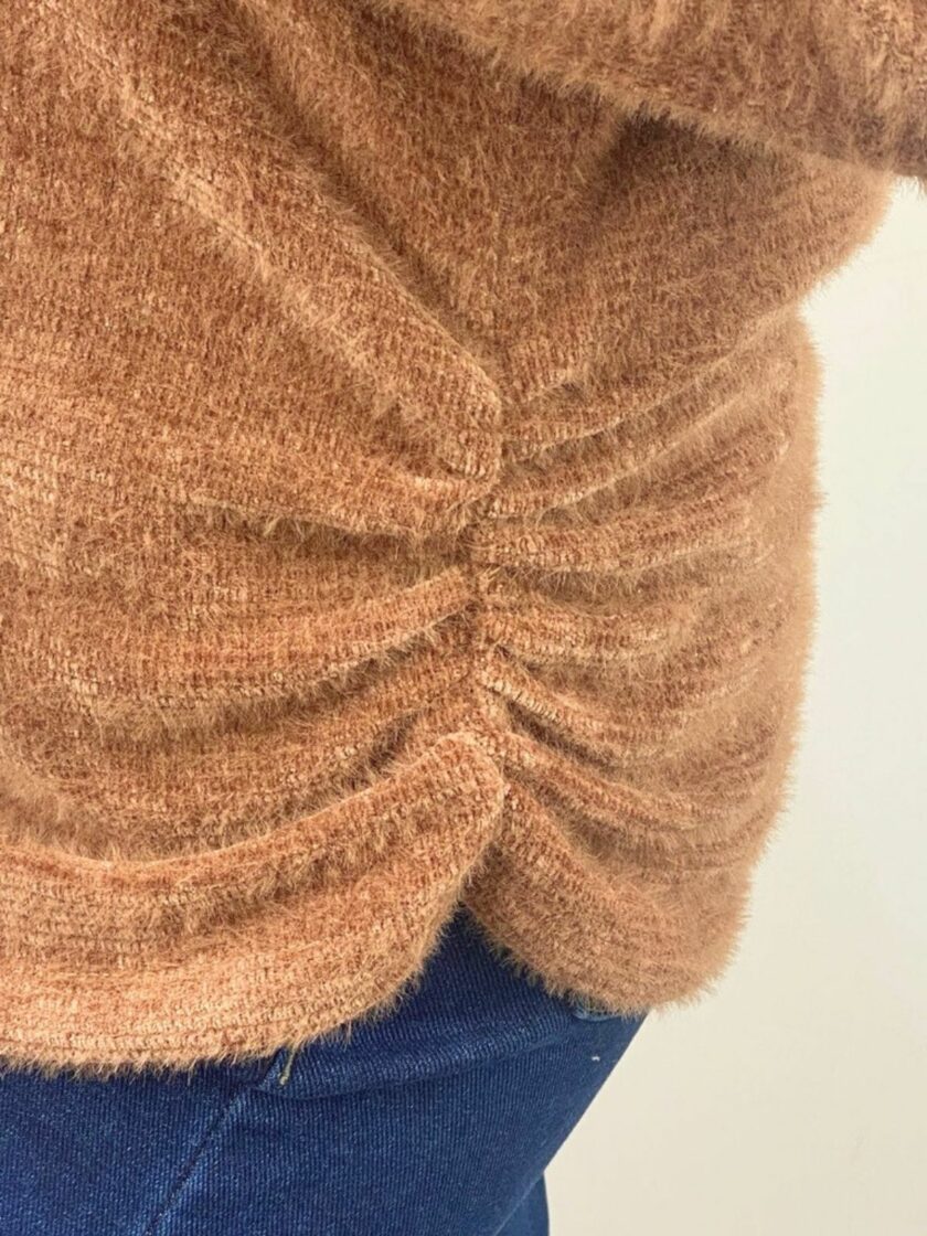 Jersey cuello vuelto suave