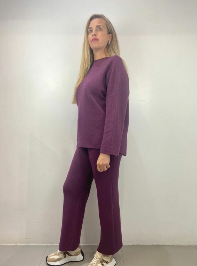 Jersey púrpura conjunto