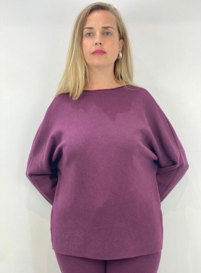 Jersey púrpura conjunto