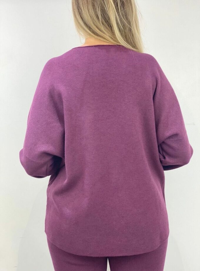 Jersey púrpura conjunto