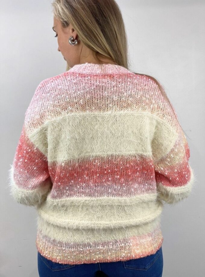 Jersey rosa raya tacto suave