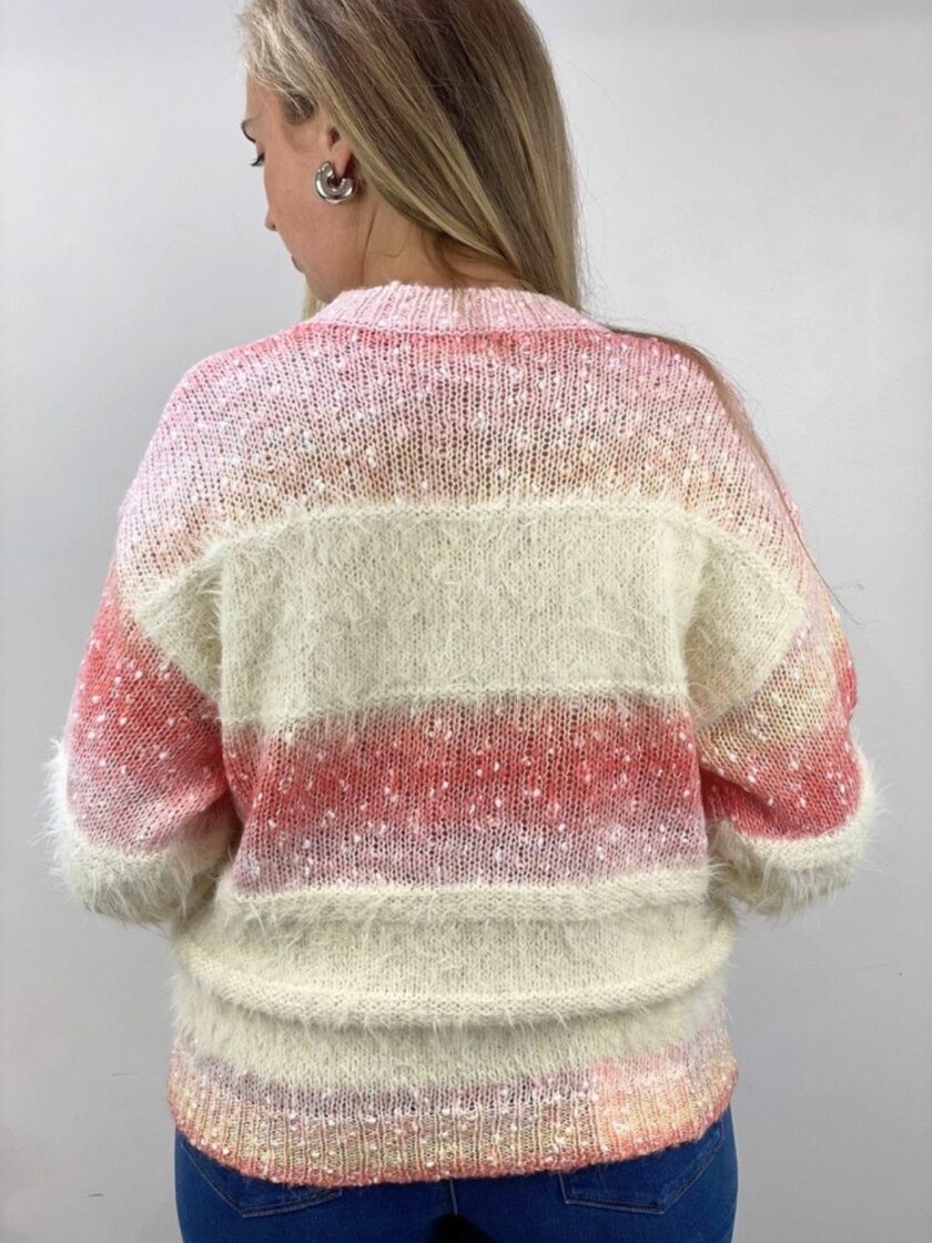 Jersey rosa raya tacto suave