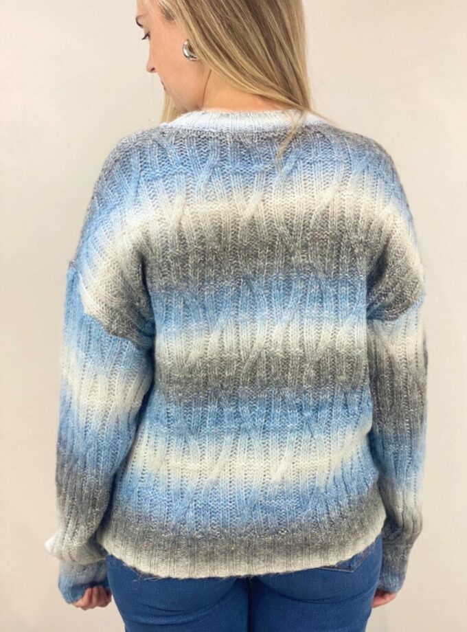 Jersey multicolor trenzado