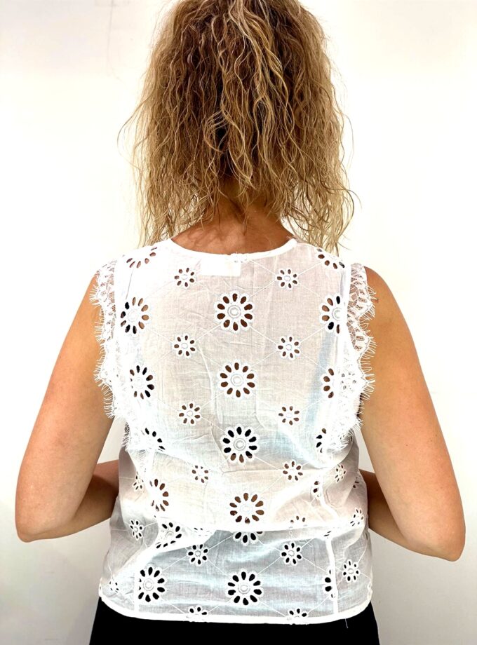 Blusa con encaje
