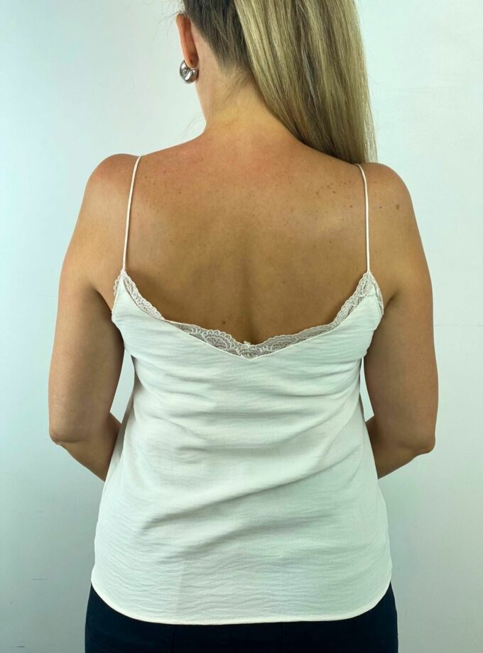 Lencera tirante fina beige