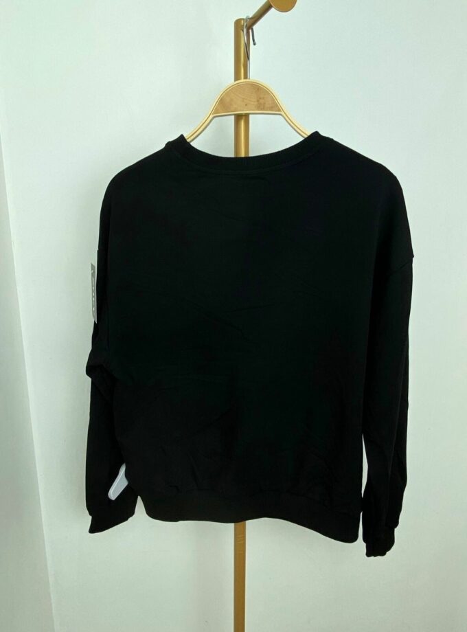 Sudadera corazón negro